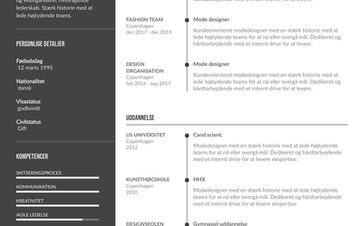 Sådan laver du et godt bartender CV